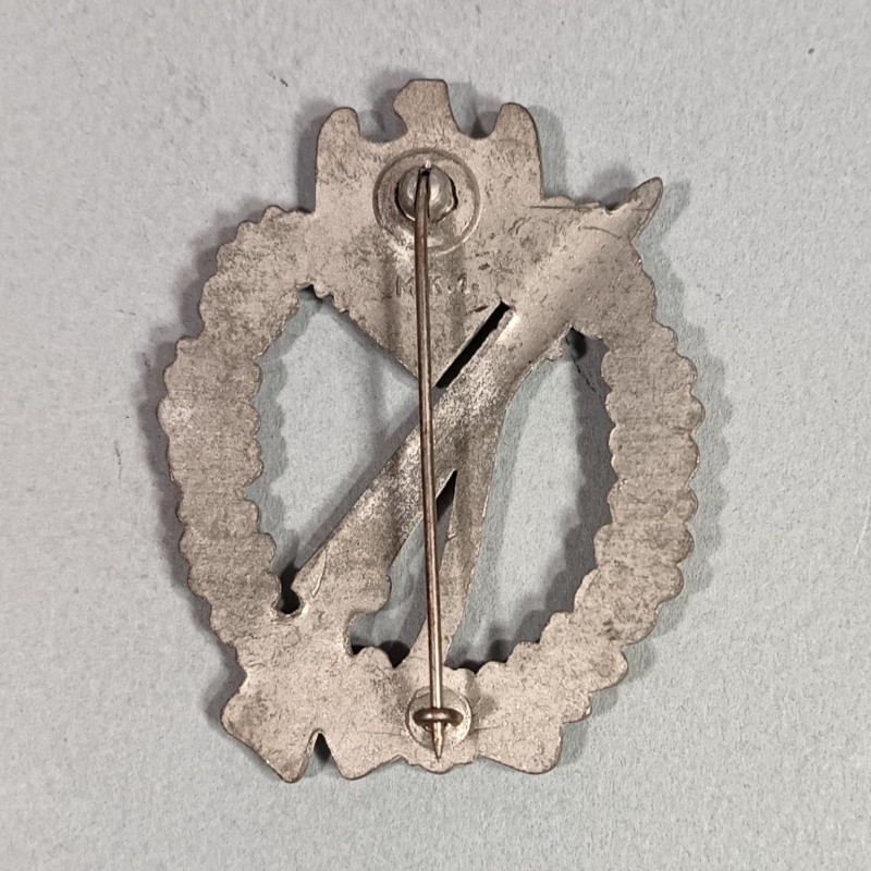 ALLEMAGNE INSIGNE ASSAUT INFANTERIE BADGE DE POITRINE COMBAT ALLEMAND SECONDE GUERRE FABRICANT MK1